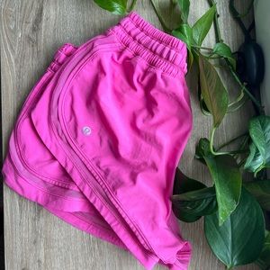 Lululemon Low Rise Hotty Hot Short (2.5") in hot pink (Barbie pink) - 6